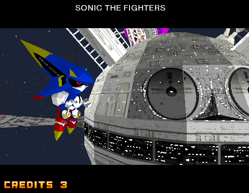 sonic the fighters rom mame