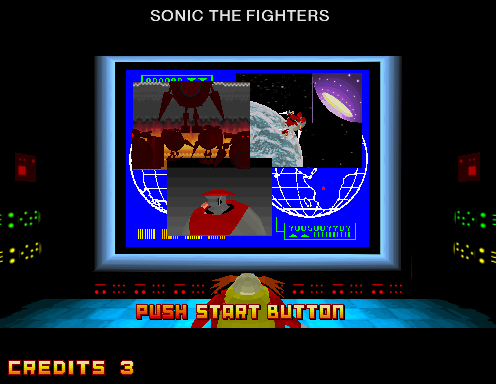 sonic the fighters rom mame